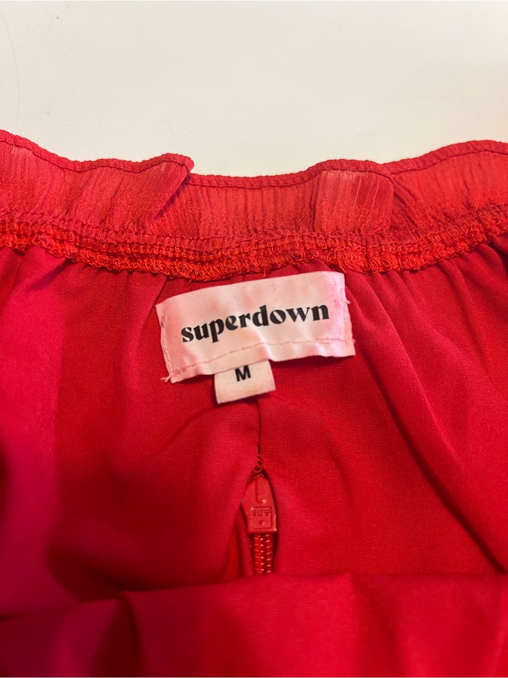Superdown Jennifer Ruffle Mini Dress Red - Picture 4 of 9